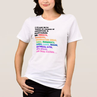 私は我々の担当保護者と… トライブレンドTシャツ