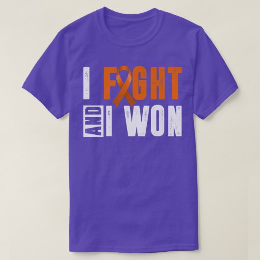 私は戦い、私はニューロダイバーシティADHD認識度ADを獲得 Tシャツ (デザイン正面)