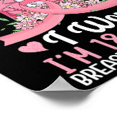 私は戦ったピンクの女の子と私は私は18年の胸C ポスター (角)