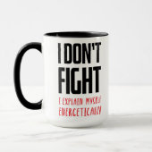 私は戦わない マグカップ (左)