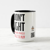 私は戦わない マグカップ (正面左)