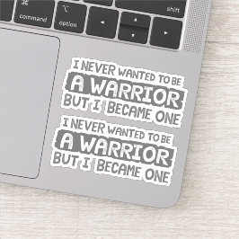 私は戦士になりたかったのではなく、グレーのダブル シール