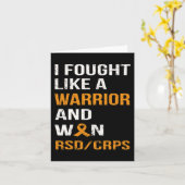 私は戦士のように戦ってRSDを勝ち取った – CRPS カード (黄色い花)