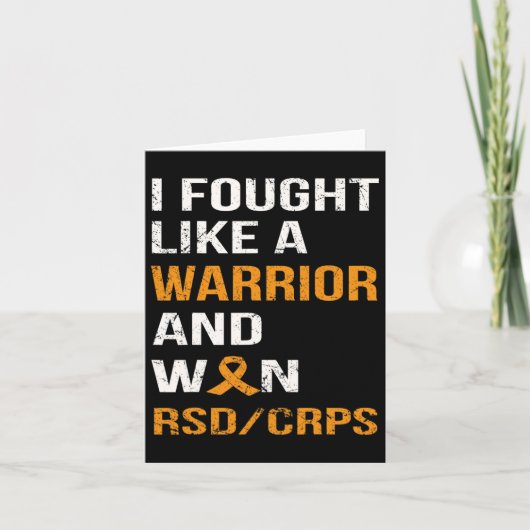 私は戦士のように戦ってRsdを勝ち取った – Crps カード (正面)