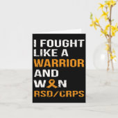 私は戦士のように戦ってRsdを勝ち取った – Crps カード (黄色い花)