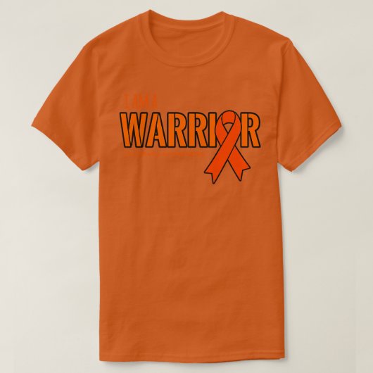 私は戦士の白血病認識度 Tシャツ (デザイン正面)