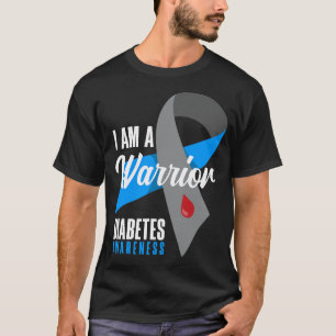 私は戦士の糖尿病認識度 Tシャツ