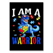 私は戦士の自閉症家族の恐竜の自閉症だ テーブルナンバー (正面)