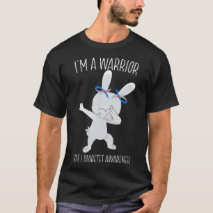 私は戦士タイプ1糖尿病認識度T1dダビン Tシャツ