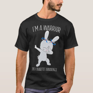 私は戦士タイプ1糖尿病認識度T1Dダビン Tシャツ