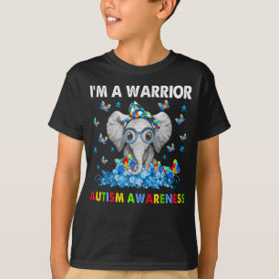 「私は戦士自閉症」 Tシャツ