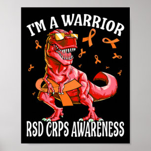 私は戦士Rsd Crps認識度恐竜 ポスター