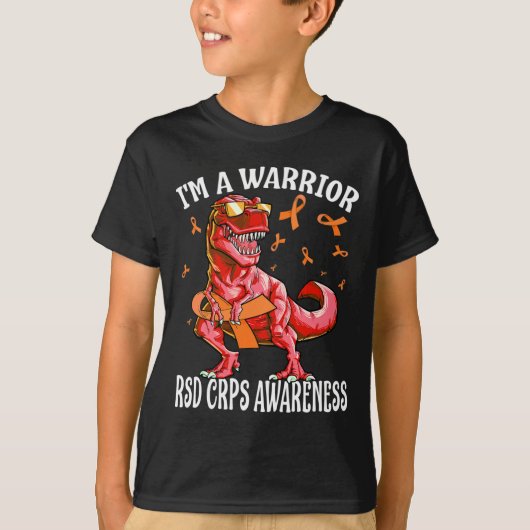 私は戦士Rsd Crps認識度恐竜 Tシャツ (正面)