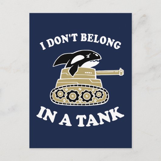 私は戦車に所属していない ポストカード (正面)