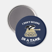 私は戦車に所属していない マグネット (正面/裏面)