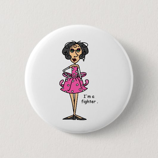 私は戦闘機です! 缶バッジ (正面)