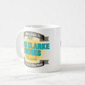 私は戻っています(湖のClarkeの海岸) コーヒーマグカップ (正面左)