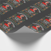 私は戻って、クリスマスは再素晴らしびトランプ選挙 ラッピングペーパー (角)