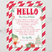 私は戻る小妖精や小人ウェルカムハロークリスマス小妖精や小人 (正面/裏面)