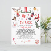 私は戻る小妖精や小人到着レター小妖精や小人リターンクリスマス (スタンド正面)