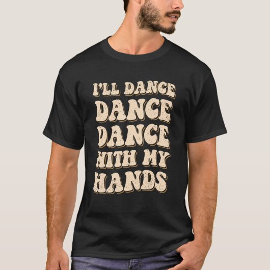 私は手で踊る Tシャツ (正面)