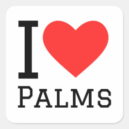 私は手のひらを愛している スクエアシール