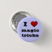 私は手品ボタンを愛します 缶バッジ (正面&裏面)