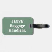 私は手荷物預かり所の手荷物ラベルピンクが大好き ラゲッジタグ (裏面横)