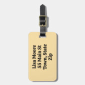 私は手荷物預かり所の手荷物ラベル ラゲッジタグ (正面縦)