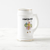 私は打撃のナースのTシャツおよびギフトを呼びます ビールジョッキ (正面右)