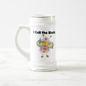 私は打撃のナースのTシャツおよびギフトを呼びます ビールジョッキ (左)