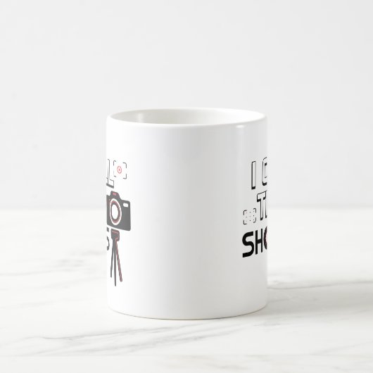 私は打撃をおもしろいなカメラマンのコーヒー・マグと呼びます コーヒーマグカップ (中央)