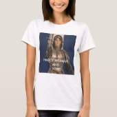 私は扱いにくい女性であり、投票します! Tシャツ (正面)