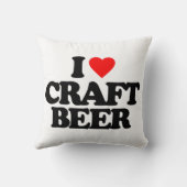 私は技術ビールを愛します クッション (裏面)
