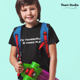 私は技術的には…歳の閏年誕生日 Tシャツ