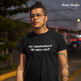 私は技術的には…歳の閏年誕生日 Tシャツ