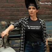 私は技術的には…歳の閏年誕生日 Tシャツ