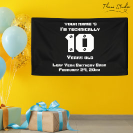 私は技術的には…歳の閏年誕生日BL 横断幕