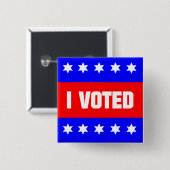 私は投票しました 缶バッジ (正面&裏面)