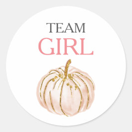 私は投票ピンクの性別を明らかに赤ちゃんシャワーゲームラベル ラウンドシール