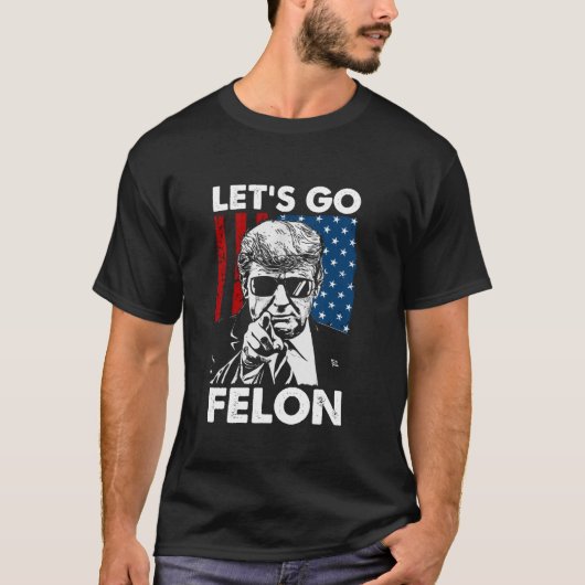 私は投票フェロン2024 Tee Trump Let s G Tシャツ (正面)