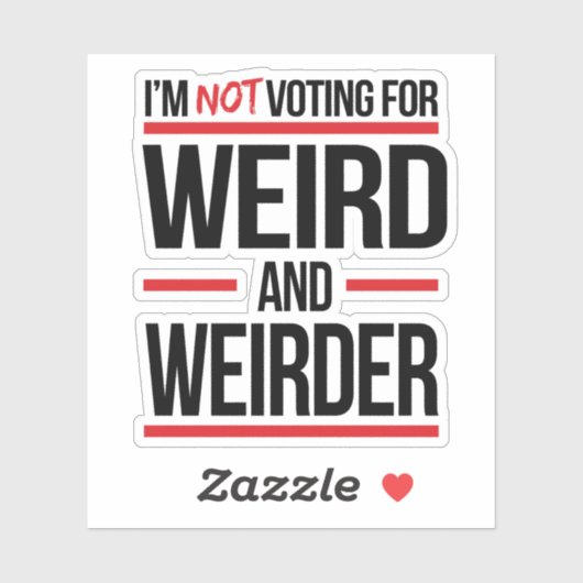 私は投票権を持たず風変わりらだ シール (シート)