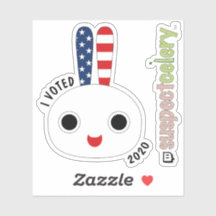 私は投票赤白青バニー+容疑者セロリ™