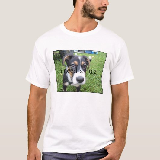 私は抱擁ワイシャツを必要とします Tシャツ (正面)