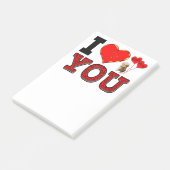 私は抱擁及びキスとの愛します ポストイット (アングル)