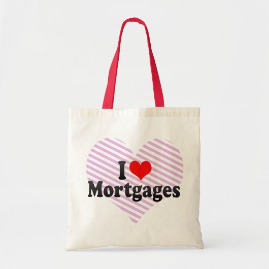私は抵当を愛します トートバッグ (正面)