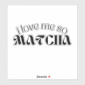 私は抹茶のように私を愛している シール (シート)