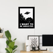 私は拉致されたい ポスター (ホームオフィス)