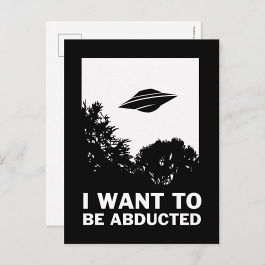 私は拉致されたい ポストカード (正面/裏面)