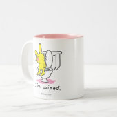 私は拭かれます ツートーンマグカップ (正面左)